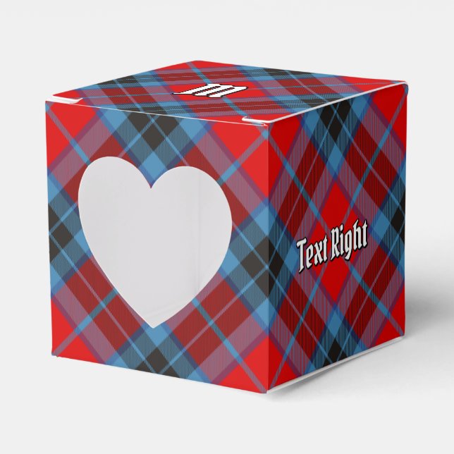 Clan MacTavish Tartan Favour Box (Front Side)
