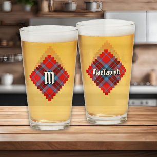 Clan MacTavish Tartan Glass