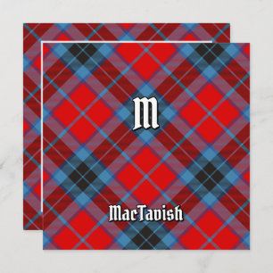 Clan MacTavish Tartan Invitation