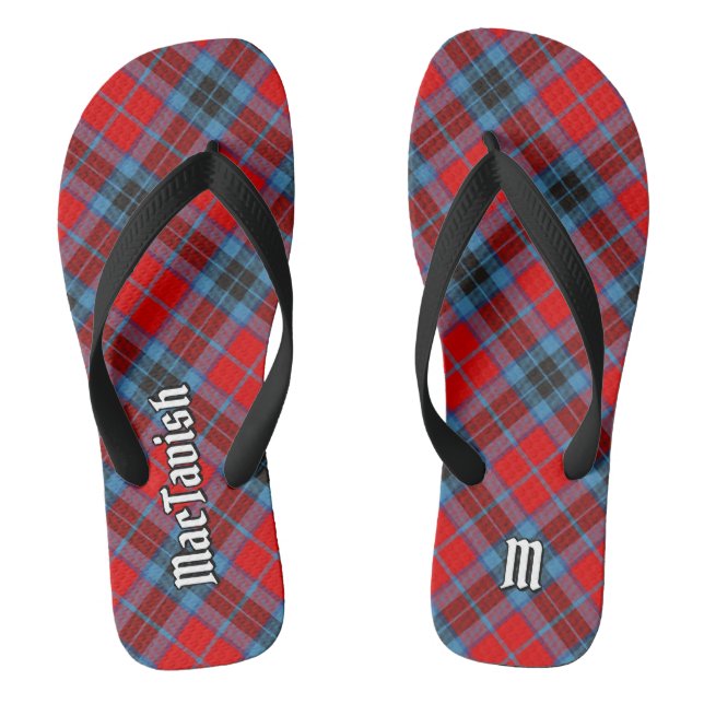 Clan MacTavish Tartan Thongs (Footbed)