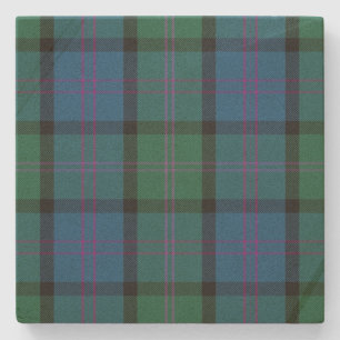 Clan MacThomas Dress Tartan Plaid Stone Coaster