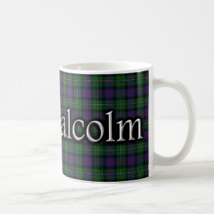 Clan Malcolm Classic Tartan Scottish Coffee Mug