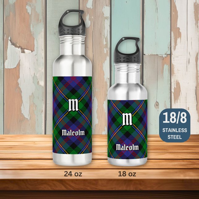 Clan Malcolm Tartan 710 Ml Water Bottle (Creator Uploaded)