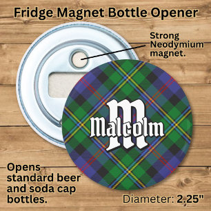 Clan Malcolm Tartan Bottle Opener