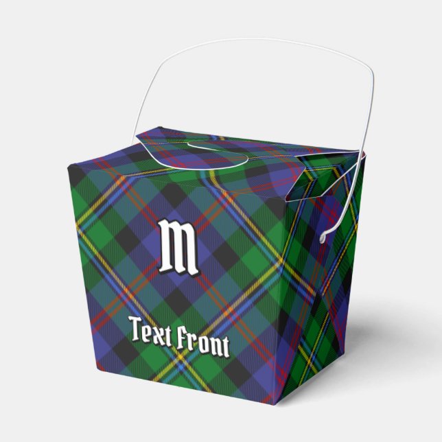 Clan Malcolm Tartan Favour Box (Front Side)