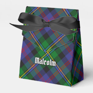 Clan Malcolm Tartan Favour Box