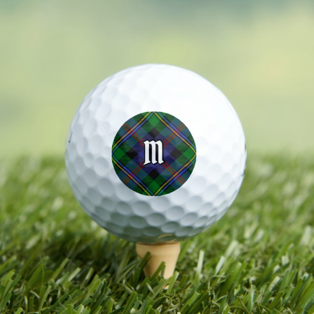 Clan Malcolm Tartan Golf Balls (Insitu Tee)