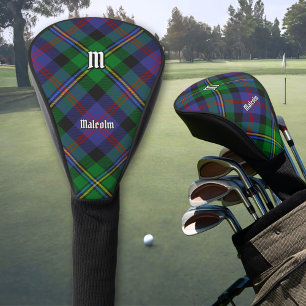 Clan Malcolm Tartan Golf Head Cover