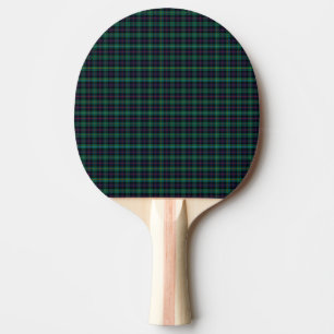Clan Malcolm Tartan Ping Pong Paddle
