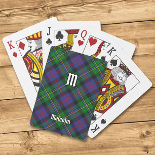 Clan Malcolm Tartan Playing Cards