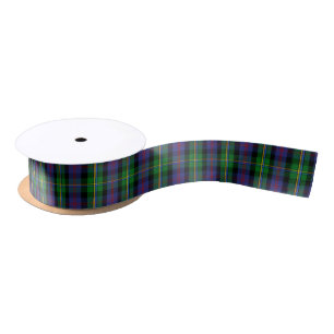 Clan Malcolm Tartan Satin Ribbon