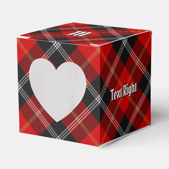 Clan Marjoribanks Tartan Favour Box (Front Side)