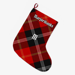 Clan Marjoribanks Tartan Large Christmas Stocking