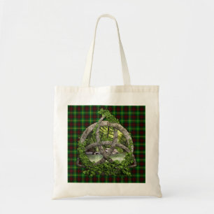 Clan Martin Tartan Celtic Trinity Tote Bag