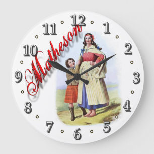 Clan Matheson Scottish Dream Clock