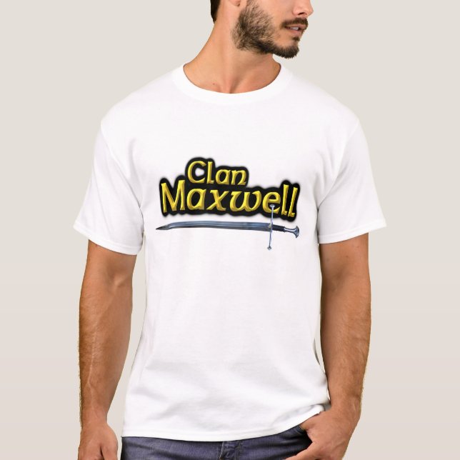 Clan Maxwell Inspired Scottish T-Shirt (Front)