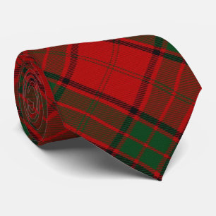 Clan Maxwell Letter M Monogram Tartan Tie