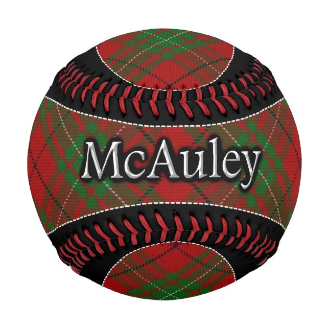 Clan McAuley MacAulay Scottish Dream Tartan Baseball (Front)