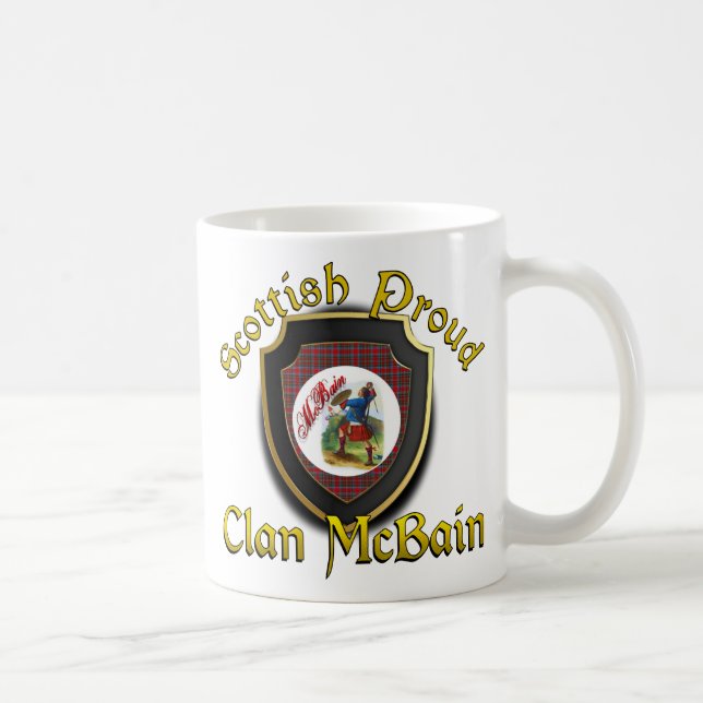 Clan McBain Scottish Proud Cups Mugs (Right)