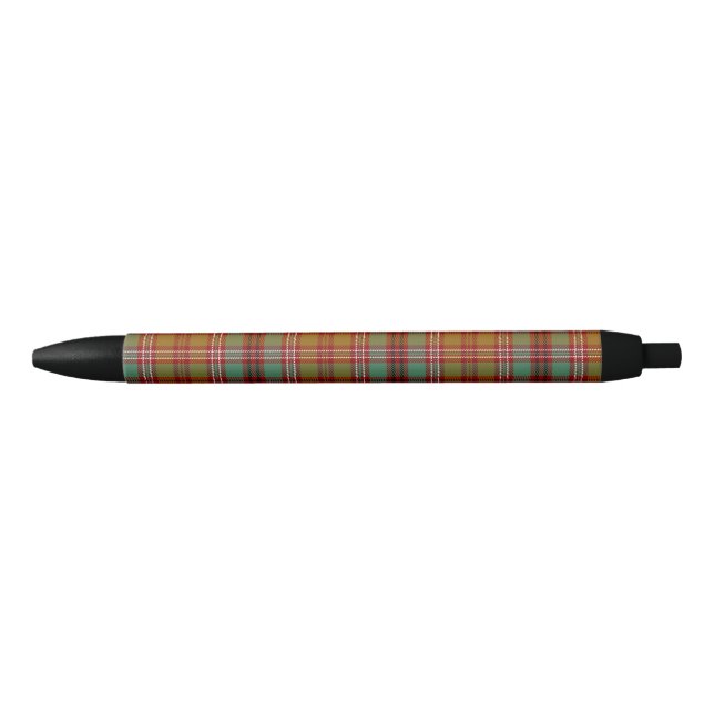 Clan McCall Tartan Black Ink Pen (Front)