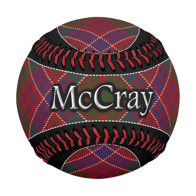 Clan McCray MacRae Scottish Dream Tartan Baseball (Front)