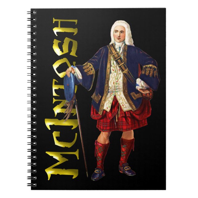 Clan McIntosh Scottish Highland Dreams Notebook (Front)