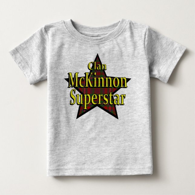 Clan McKinnon Superstar Infant Organic Creeper (Front)