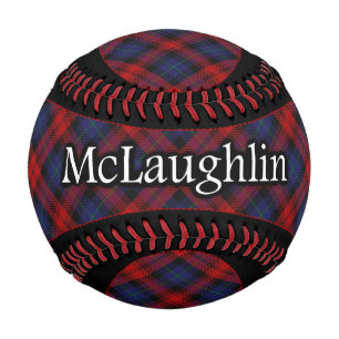 Clan McLaughlin MacLachlan Scottish Tartan Baseball
