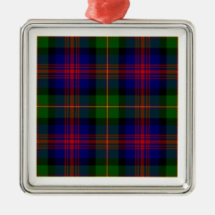 Clan McLennan Tartan Metal Tree Decoration