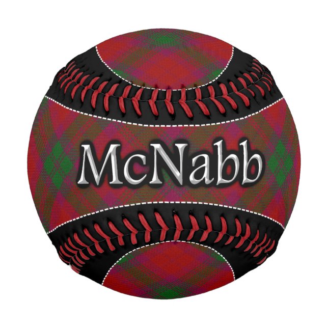 Clan McNabb MacNab Scottish Dream Tartan Baseball (Front)