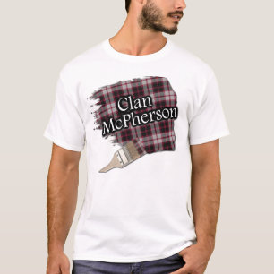 Clan McPherson Scottish Tartan Paint Shirt