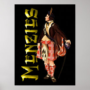 Clan Menzies Scottish Highland Dream Poster