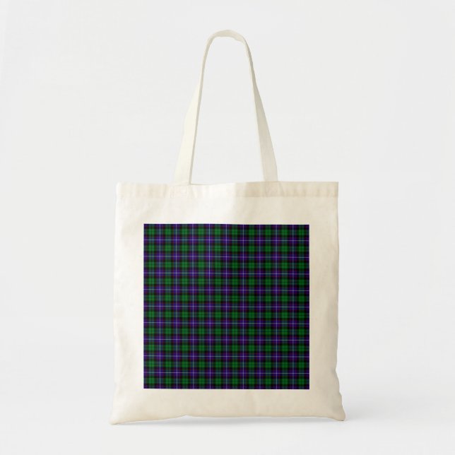 Clan Mitchell Tartan Tote Bag (Front)