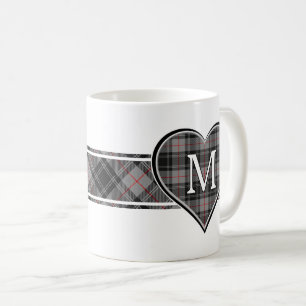 Clan Moffat Tartan Heart Coffee Mug