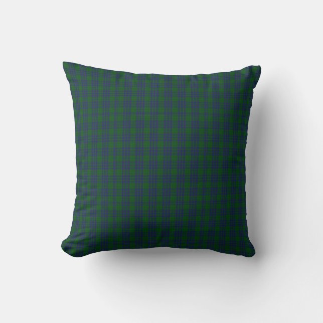 Clan Montgomery Tartan Plaid Pillow (Front)