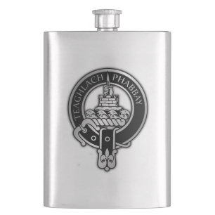Clan Morrison Crest Flask
