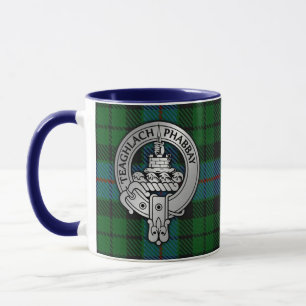 Clan Morrison Crest & Hunting Tartan Mug