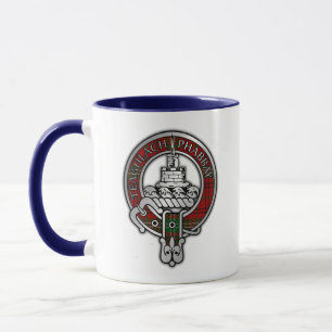 Clan Morrison Crest & Tartan Mug