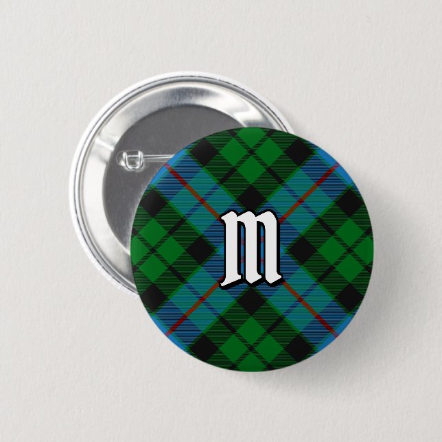 Clan Morrison Hunting Tartan Button (Front & Back)