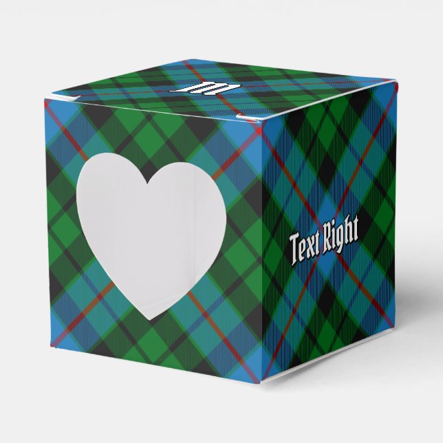 Clan Morrison Hunting Tartan Favour Box (Front Side)