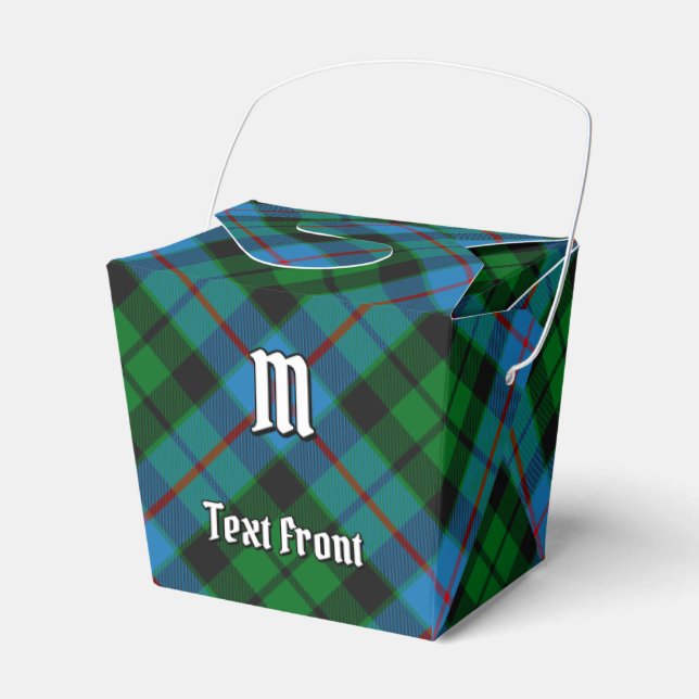 Clan Morrison Hunting Tartan Favour Box (Front Side)