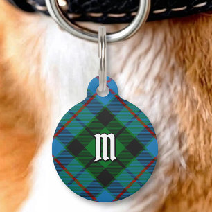 Clan Morrison Hunting Tartan Pet ID Tag