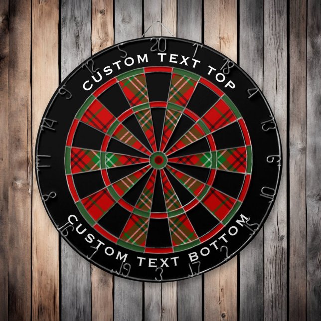 Clan Morrison Red Tartan Dart Board (Creator Uploaded)