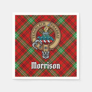 Clan Morrison Red Tartan Napkins