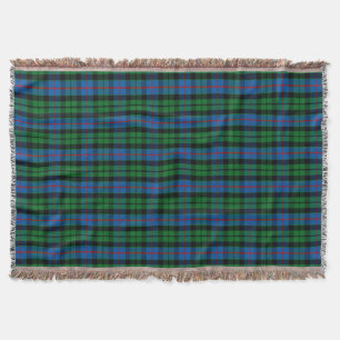 Clan Morrison Tartan Throw Blanket