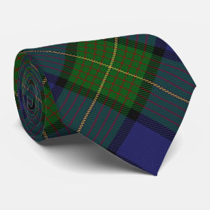 Clan Muir Letter M Monogram Tartan Tie