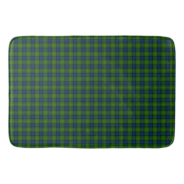 Clan Muir More Tartan Plaid Bath Mat (Front)