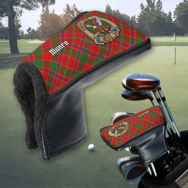 Clan Munro Crest over Tartan Golf Head Cover (Creator Uploaded)