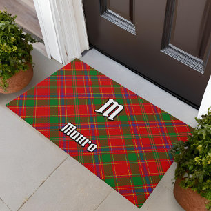 Clan Munro Tartan Doormat