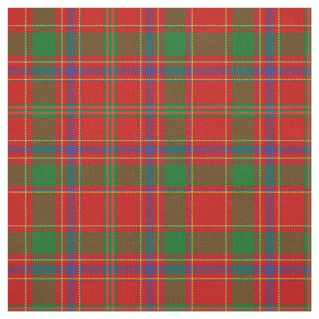 Clan Munro Tartan Fabric (Swatch)
